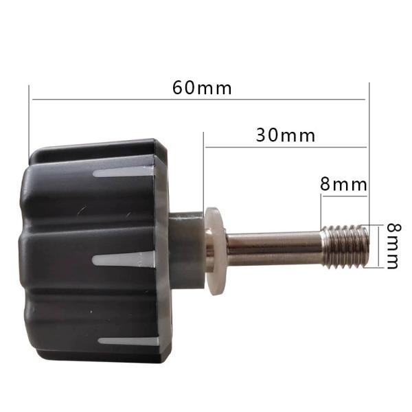 Parafusos de bloqueo de asiento de burbujas de fibra de carbono para accesorios de varillas de centrar de precisión