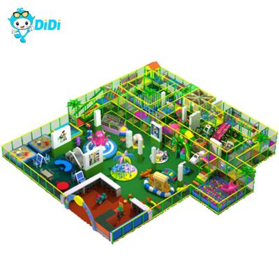 ODM OEM Jungle Gym Maze Kids Soft Play Equipamento Design colorido