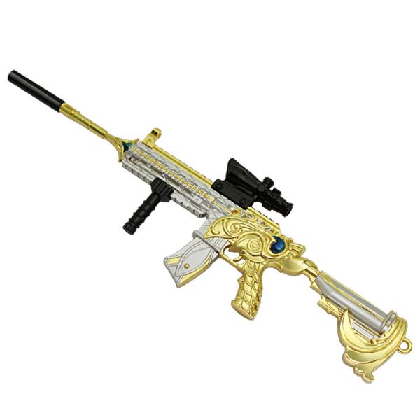 Tide Over 22CM Metal Gun Keychain Zinc Alloy M416  Standard