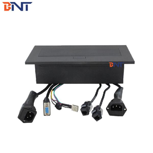 square corner   with cable length desktop electric plugs socket