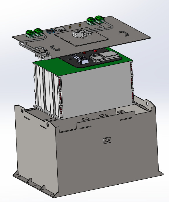 Подгонянная батарея 970mmx673mmx566mm затяжелителя 48v450ah