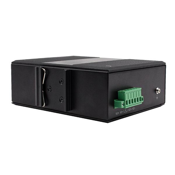 Управляемый переключатель волокна SFP петли кольца слоты SFP 2 гигабит + порты сети стандарта Ethernet 4 гигабит