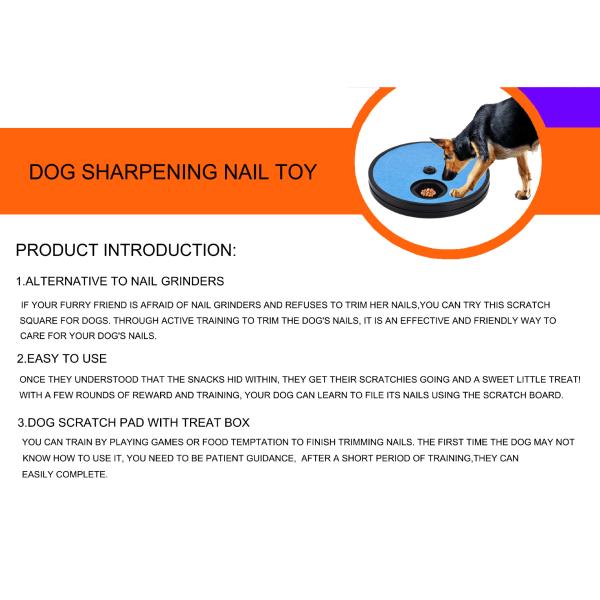 Pet Slow Food Toy with Sandpaper Scraper and Treat Dispenser Orders Accepted