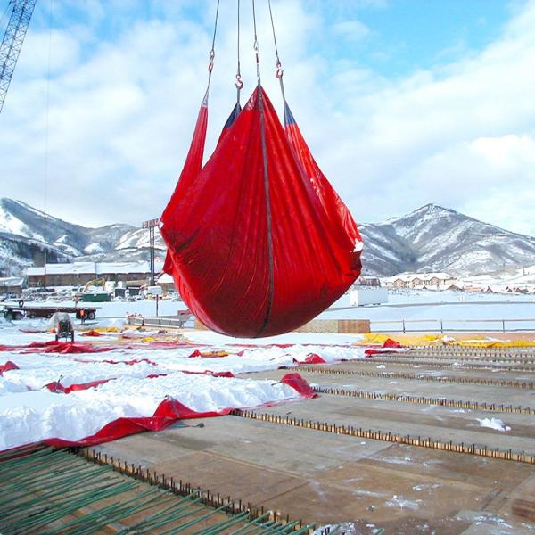 18 унций ПВХ виниловой брезент ПВХ снегоочиститель брезент с ремнями для строительства