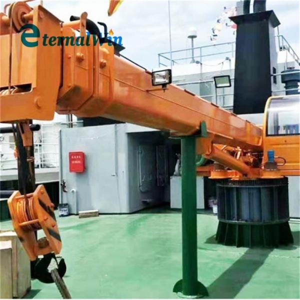 Электрический или гидравлический палубный судовой кран пропаганда до 30 m для конструкции