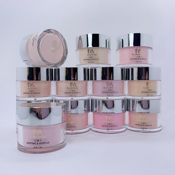 1oz Pink White Acrylic Powder 30g Jar Nails Extended Carving Powder Pigment Nail Acrylic Powder With Monomer