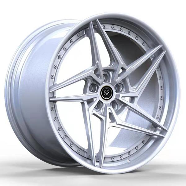 Custom 21x9 Silver 2 PC Forged Aluminum Alloy Rims For Audi Q7