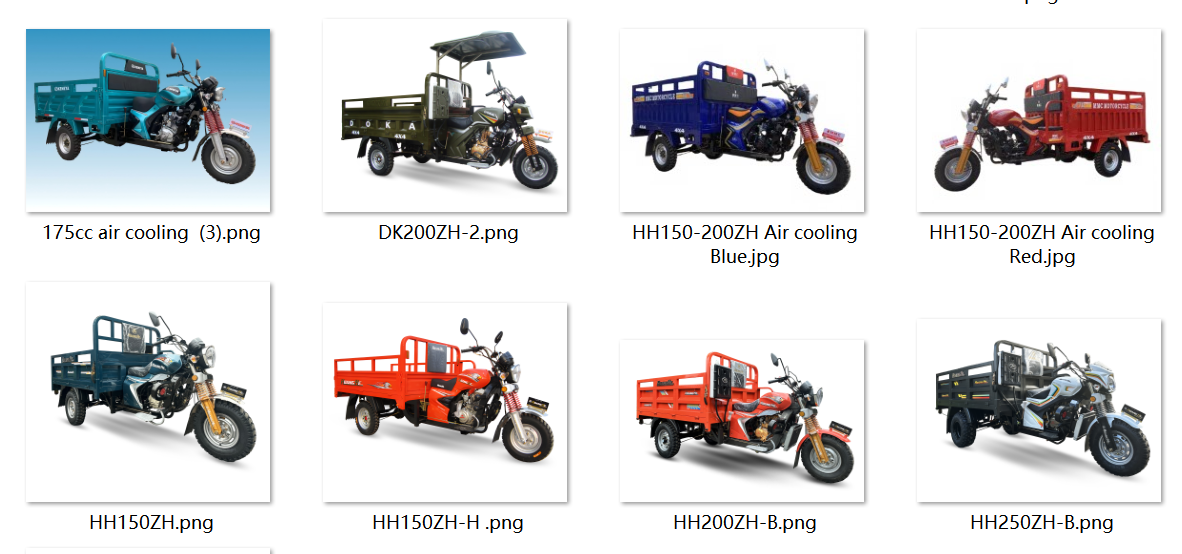Heavy Loading Chinese 3 Wheeler  Three Wheel Cargo Tricycle