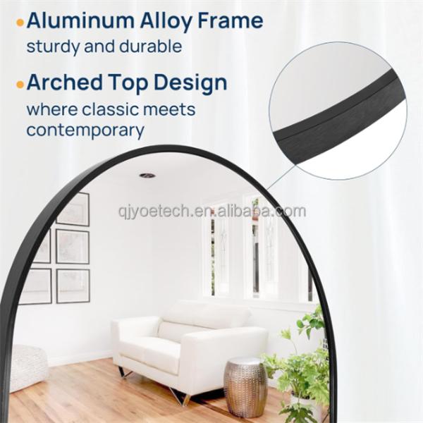 Silver Lenses Modern Frameless Wall Mounted Makeup Mirror for Beveled Bath Dressing