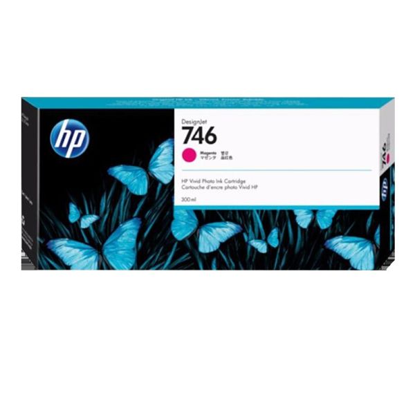 HP 746 300ml Full Color Digital Printing for Cartridge Original Compatible with HP DesignJet Z6/Z9 Printers SG MK