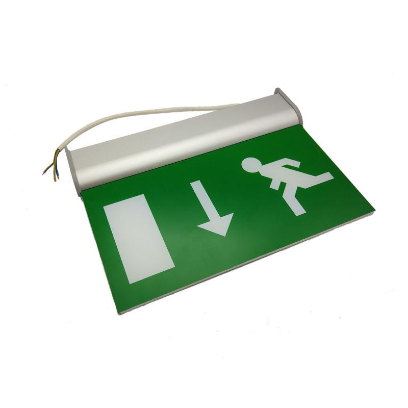 Suspending Double Sided LED Exit Sign Rechargeable Battery Emergency Light L211M