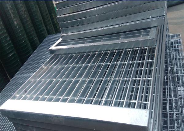 Custom Steel Grate Mesh ,  Hot Galvanized Industrial Catwalk Steel Grating  For Car Washing