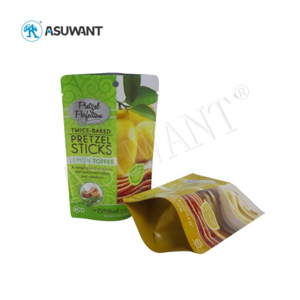 110-130 Mic Thickness Ziplock Mylar Food Storage Bags Eco Friendly For Snack