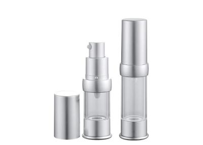 10 / 15/20/30 ML de garrafas cosméticas mal ventiladas, todo o alumínio de prata
