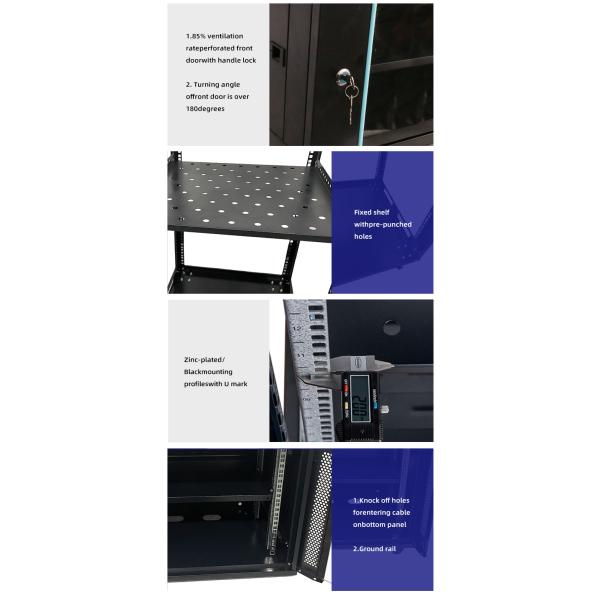 Custom Outdoor 19 inch Data Server Network Rack Wall Mount DDF 6U 9U Cabinet with 1