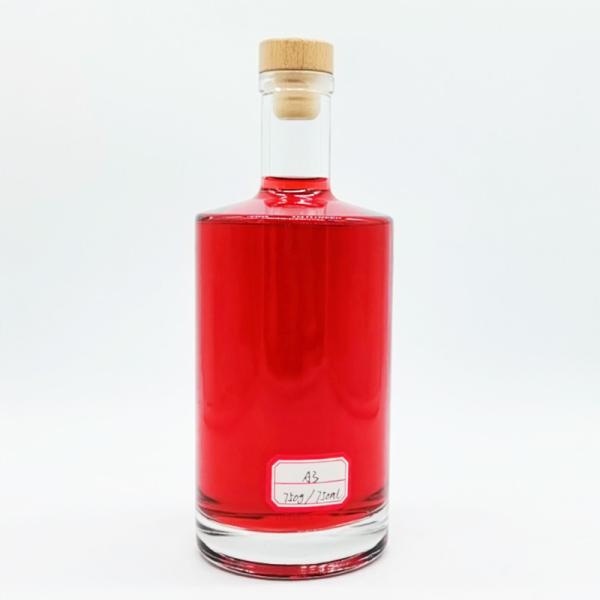 Customized 750ml Glass Bottle for Champagne Gin Vodka Brandy Packaging