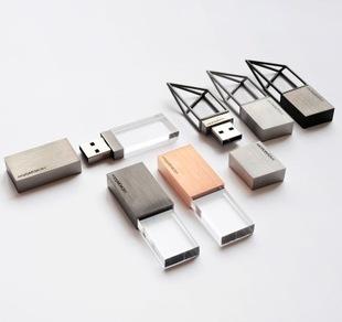 Kongst Metal Rectangle Custom Logo Usb Stick Mini Usb 2.0 Pen Drive 16GB 32GB 64GB Metal Usb Flash Drive