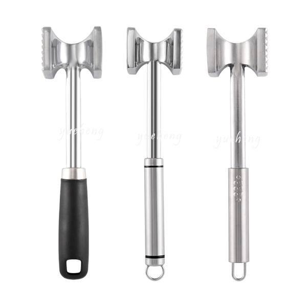 Zinc aluminum alloy meat hammer double -sided meat hammer knocking meat hammer pine meat hammer food hammer kitchen uten