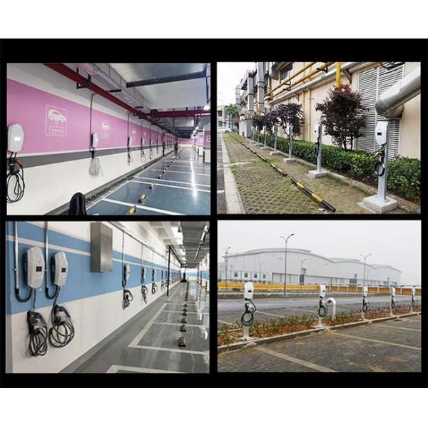 Aluminum Alloy LED/LCD Display AC EV Charger CE FCC ROHS UL Certified Product