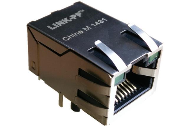 ERNI 203350 Mod jack-MJIMR 8C10T INT MAG LED Reverse Latch 203351 / 203352