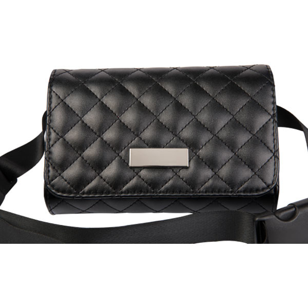 Портативная машинка сумки талии черной моды водоустойчивая для материала кожи ювелирных изделий