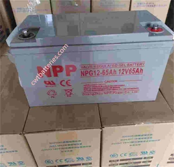 NPG12-65Ah 太陽電池 静止型 Vrla バルブ 制御 蓄電力 風力 システム 用 鉛酸 電池