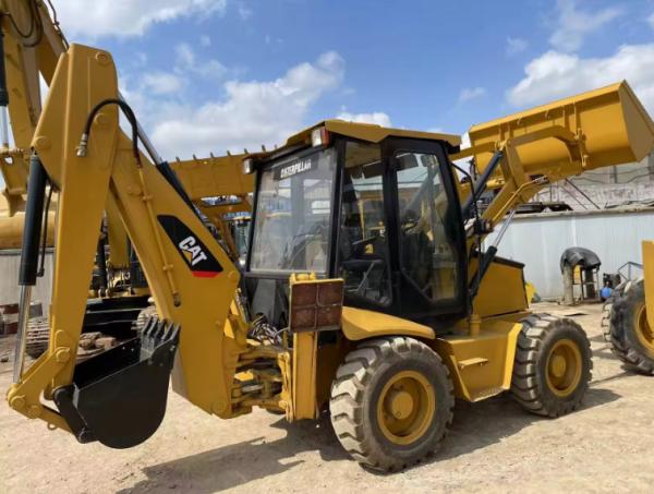 CAT 416E Second Hand Backhoe Loaders Digger With 71KW Engine Power