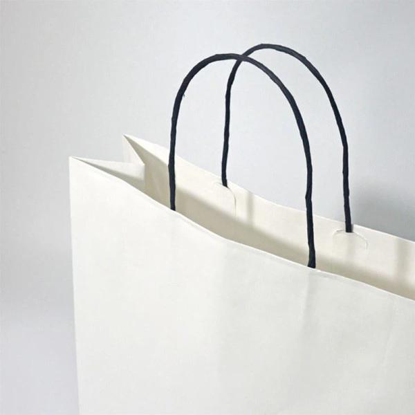 Turn Top Kraft Paper Handbags For Shoes Packaging Brown Twist Handle Paper Bags