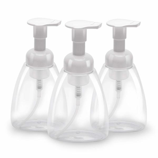 Transparent 500ml Empty Plastic Lotion Bottles With Pump 28mm