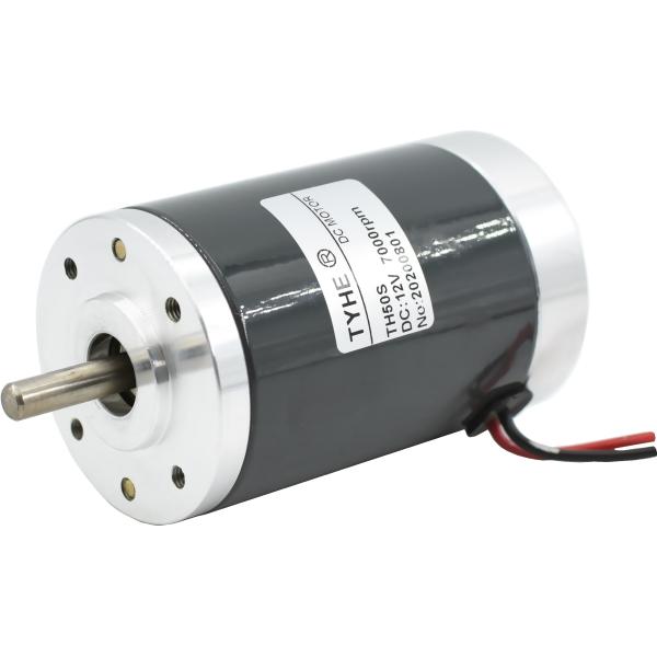 12V 6000 Rpm 5000Rpm Brushed DC Motor 50mm High Torque 60 Watt