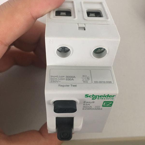 Good quality EZ9R14225 Easy9 2 pole 6ka 10mA RCD
