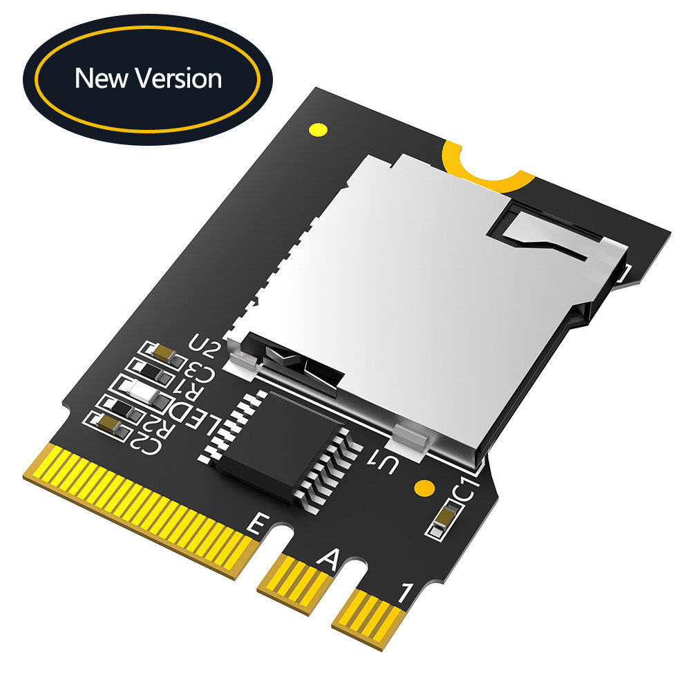 Новая версия Micro SD Card TF SDHC SDXC To NGFF Ключный адаптер A-E