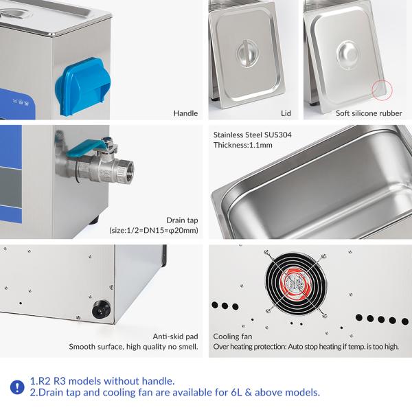 GT ЗВУКОВОЕ 9L нагрел ультразвуковой танк мытья уборщика 200W ультразвуковой