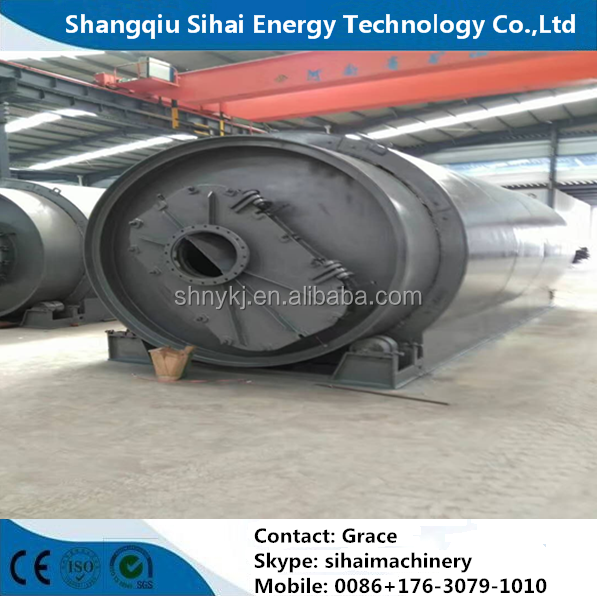 Сырье резина 2022 Тепловой крекинг машины перерабатывает отходы шин в нефтяное оборудование