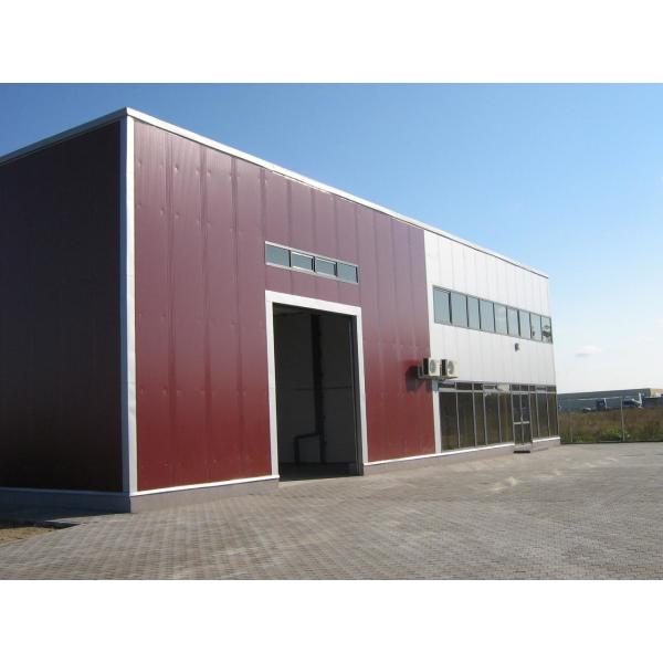 Modern Prefab Steel Storage Buildings with Sandwich Panel Roof