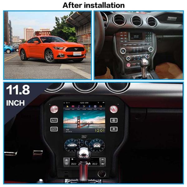 DC PX6 12V главного блока андроида автомобиля Ford Mustang экрана Tesla стерео