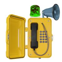 Téléphones industriels imperméables de tunnel d'IP67 VoIP avec le klaxon et la balise