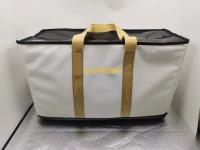 Sac polochon en cuir pour raquette de pickleball avec poche intérieure pour balle