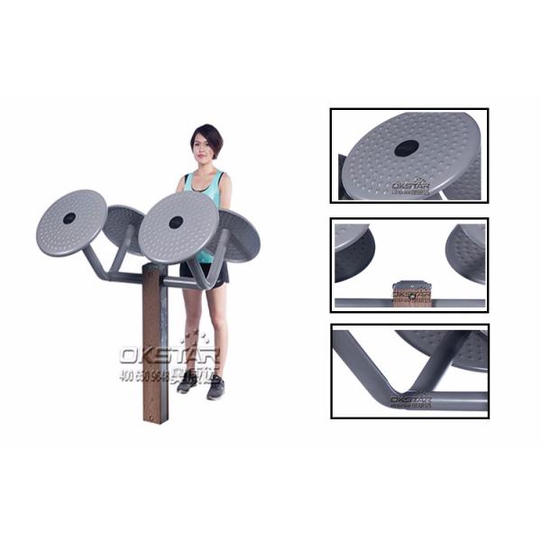 outdoor fitness equipment Park Wood outdoor Exercise Equipment Tai Chi Spinner For Arm Training