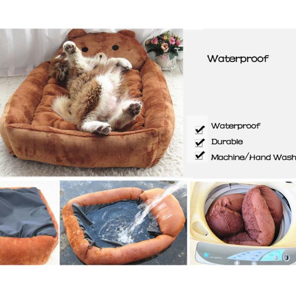 Bande dessinée animale mignonne de lavage de chien de tapis mécanique de lit formée pour des établissements d'animal familier