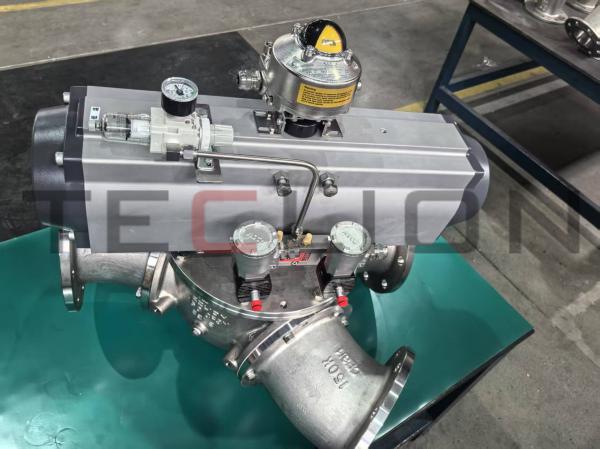 316L matériau poudre boule de transport Pneumatique déviateur vanne