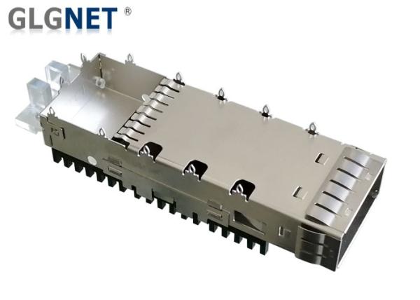 Fin EMI Finger Spring QSFP+ Cage Single Port Without Integrated Interface