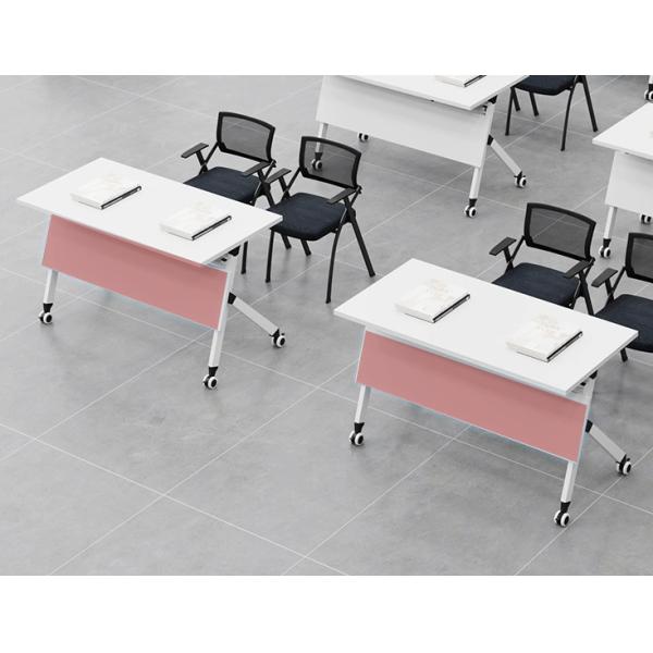 Office Furniture Specific Mobile Folding Conference Training Table with Wheels on Wheels