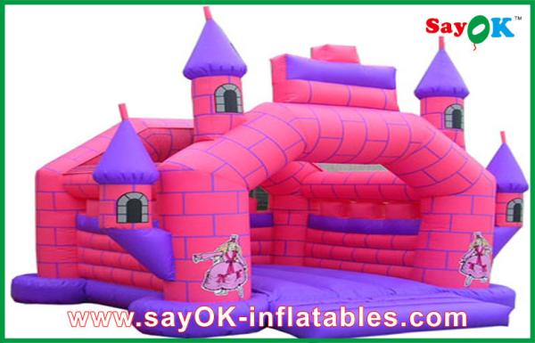 Castelo Bouncy dos jaques de salto do PVC o grande caçoa a cidade inflável do divertimento da praia