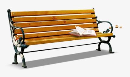 Anti Corrosion Bamboo Park Bench Easy Cleaning Antique Style With Long Using Life