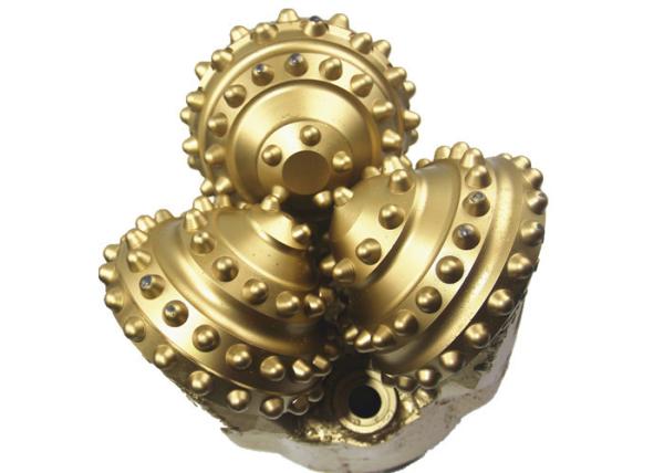6 1/4 Inch Tricone Roller Bit , Hard Rock Drill Bits Fast Drilling Rate API Standard