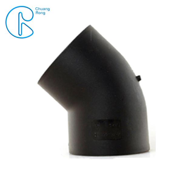 PN6 PE100 50-200mm HDPE Draining Fittings Siphon Tee with Inspection Mouth