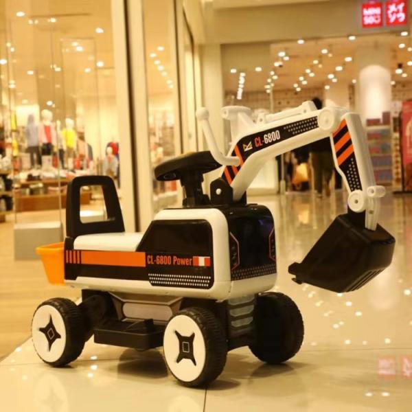 Ride On Toy Electric Car Excavator 6V Battery For 3-7 Years Old Children GW/NW 19.5/16.5