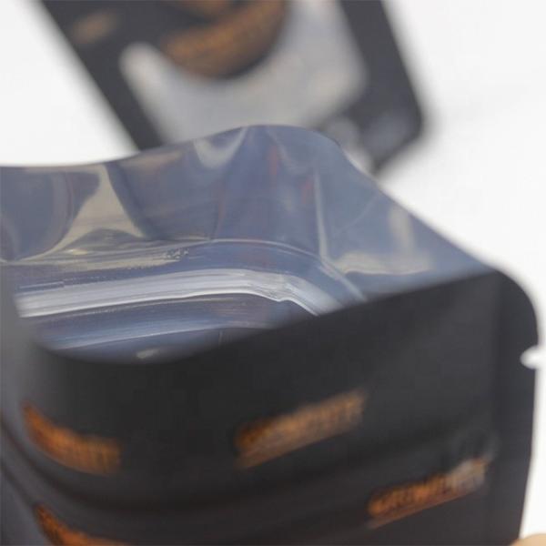 Eco Amigável Folha de Mylar Mini Bolsas Biscoitos Alimentos Holográfico Stand Up Pouch