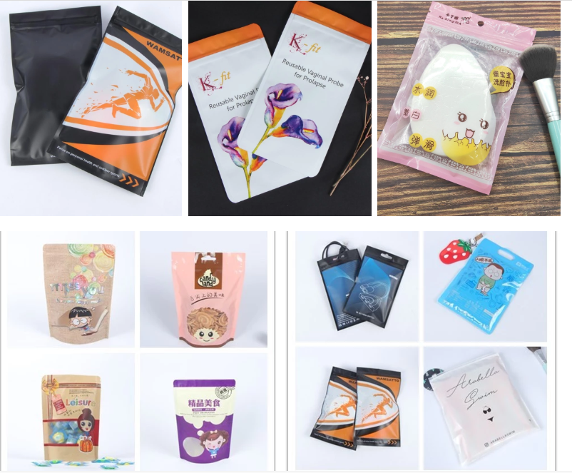 Ziplock BOPP28 Recloseable Bag With Hanging Hole